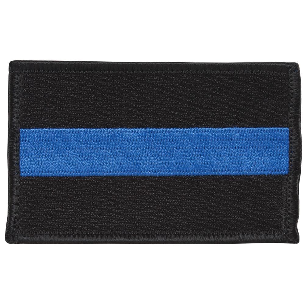 Thin Blue Line Flag Patches (Pack of 6)